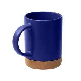 Кружка 450 мл с пробковым дном "Корк & Бон", глубокий синий