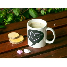 Кружка с покрытием для рисования мелом  «Tiza», 320 мл