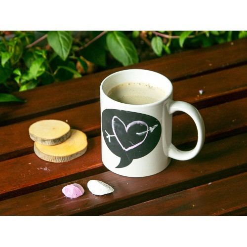 Кружка с покрытием для рисования мелом  «Tiza», 320 мл