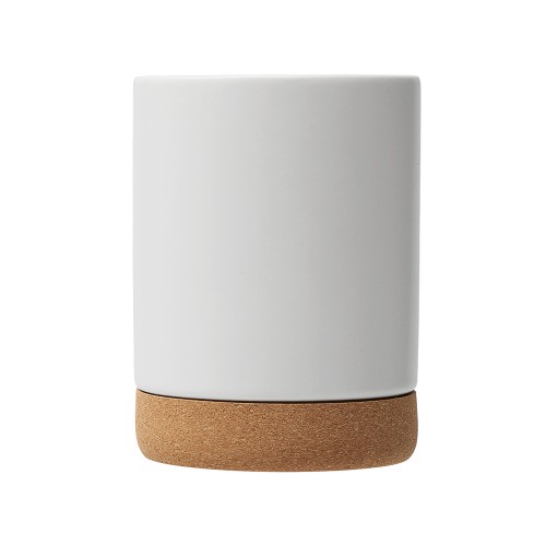 Кружка 450 мл с пробковым дном "Корк & Бон", белый
