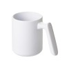 Кружка матовая с прямой ручкой "Axio", 360 мл, белый