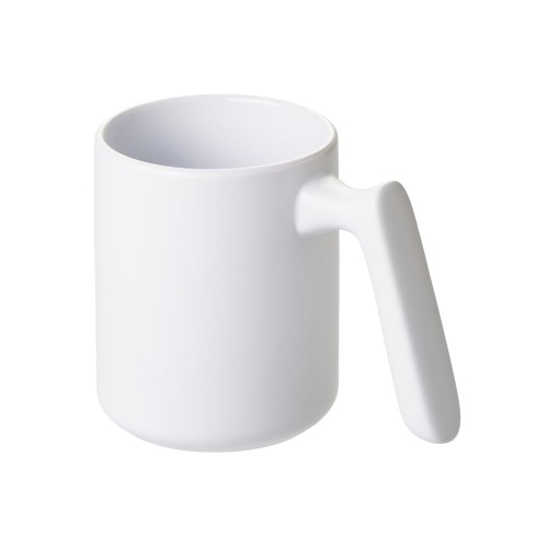 Кружка матовая с прямой ручкой "Axio", 360 мл, белый