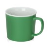 Матовая кружка Nancy 360 мл цветная снаружи, белая внутри, зеленый классический