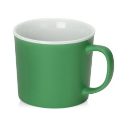 Матовая кружка Nancy 360 мл цветная снаружи, белая внутри, зеленый классический