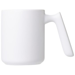 Кружка матовая с прямой ручкой "Axio", 360 мл, белый