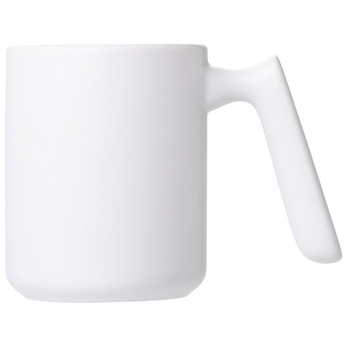Кружка матовая с прямой ручкой "Axio", 360 мл, белый