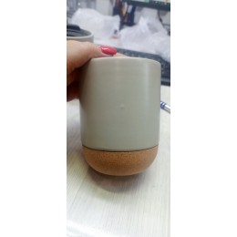 Кружка Denpasar с пробковым дном и крышкой, цветная с двух сторон, бежевый (Р)