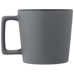 Cali Керамическая кружка объемом 370 мл с матовой отделкой - сплошной черный / Matted Grey