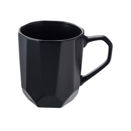 Кружка с гранями Amery, 310мл, черный матовый