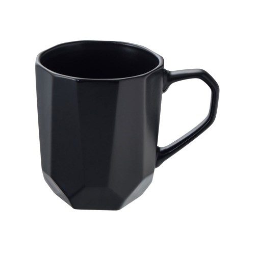 Кружка с гранями Amery, 310мл, черный матовый