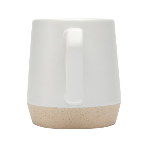 Dolce керамическая кружка объемом 300 мл с матовой отделкой, белый