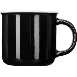 Кружка с каймой "Countryside M", черный 410ml
