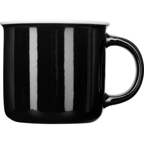 Кружка с каймой "Countryside M", черный 410ml