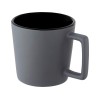 Cali Керамическая кружка объемом 370 мл с матовой отделкой - сплошной черный / Matted Grey
