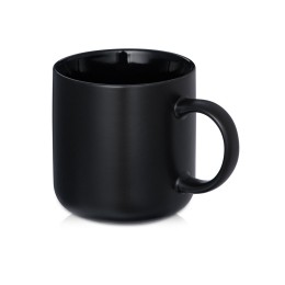 Кружка матовая Rita, 410мл, черный