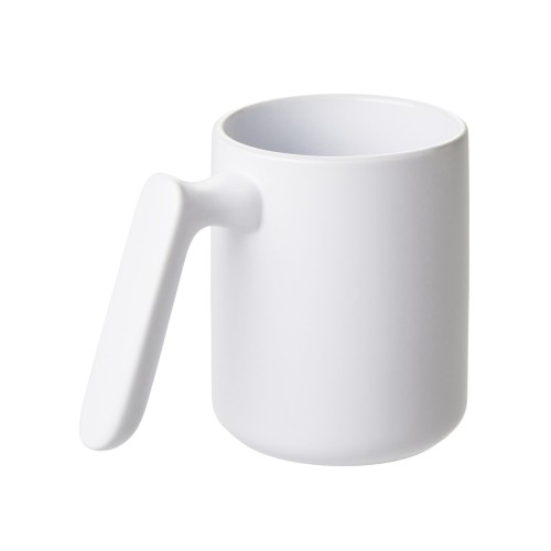 Кружка матовая с прямой ручкой "Axio", 360 мл, белый