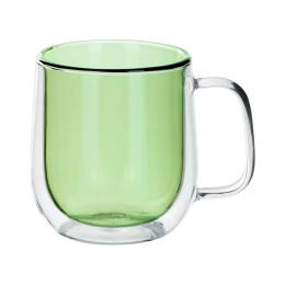 Цветная кружка Ubud с двойными стенками, зеленый