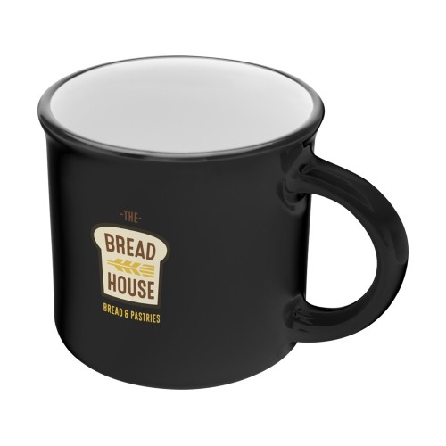 Bari керамическая кружка объемом 240 мл, сплошной черный