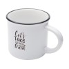 Bari керамическая кружка объемом 240 мл, белый