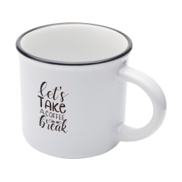 Bari керамическая кружка объемом 240 мл, белый