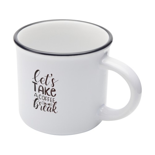 Bari керамическая кружка объемом 240 мл, белый