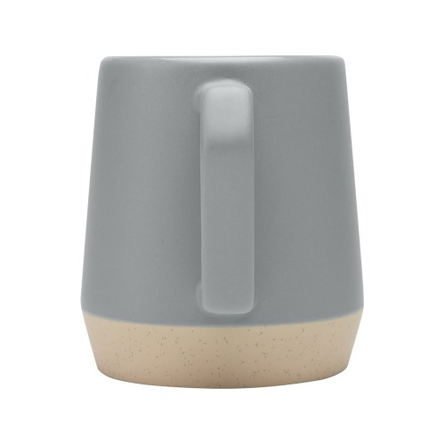 Dolce керамическая кружка объемом 300 мл с матовой отделкой, серый