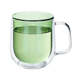Цветная кружка Ubud с двойными стенками, зеленый