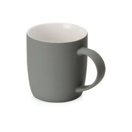 Кружка с покрытием soft-touch "Dalgona", серый