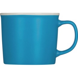 Матовая кружка Nancy 360 мл цветная снаружи, белая внутри, голубой (Р)