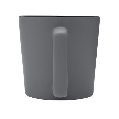 Cali Керамическая кружка объемом 370 мл с матовой отделкой - сплошной черный / Matted Grey