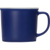 Матовая кружка Nancy 360 мл цветная снаружи, белая внутри, синий