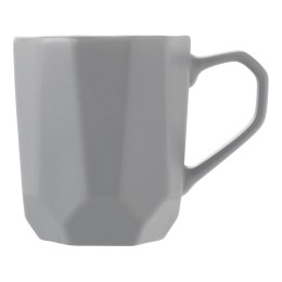 Кружка с гранями Amery, 310мл, серый матовый