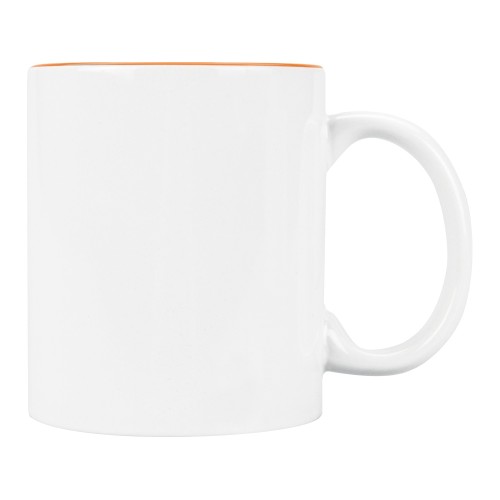 Кружка «Gain» 320мл, белый/оранжевый