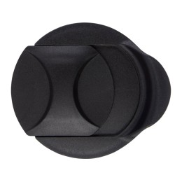 Фарфоровая кружка Pereira с бамбуковой внешней стенкой объемом 320 мл, черный глянцевый