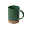 Кружка 450 мл с пробковым дном "Корк & Бон", глубокий зеленый