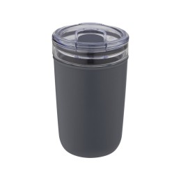 Bello, стеклянная кружка объемом 420 мл с внешней стенкой из переработанного пластика, серый