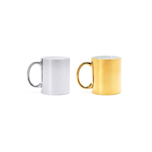 Кружка керамическая ZALA 350 мл, золотистый