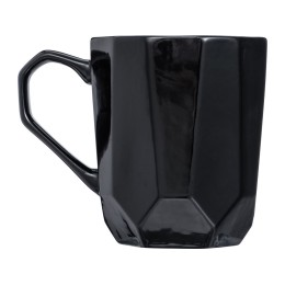 Кружка с гранями Amery, 310мл, черный глянцевый