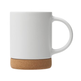 Кружка 450 мл с пробковым дном "Корк & Бон", белый