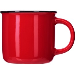 Кружка с каймой "Countryside M", красный 410ml