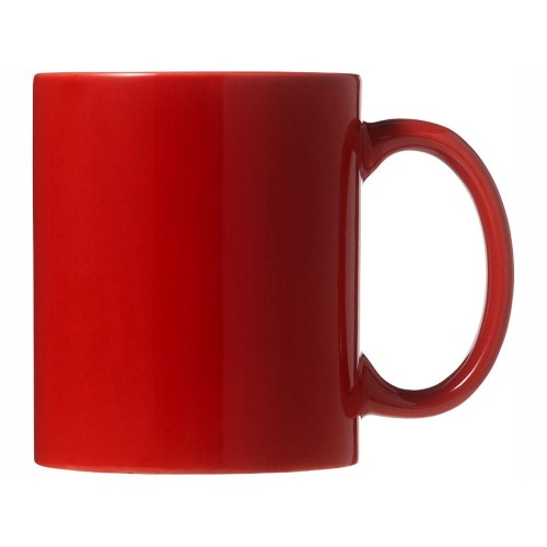 Кружка керамическая "Santos", красный