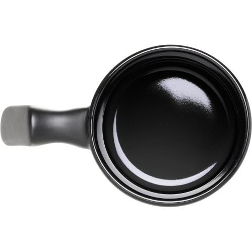 Кружка матовая с прямой ручкой "Axio", 360 мл, черный