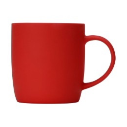 Кружка с покрытием soft-touch "Dalgona", красный