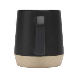 Dolce керамическая кружка объемом 300 мл с матовой отделкой, сплошной черный