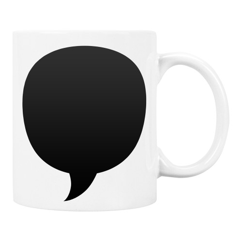 Кружка с покрытием для рисования мелом  «Tiza», 320 мл