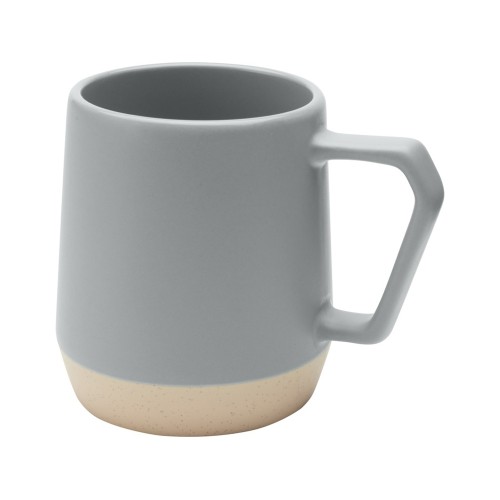 Dolce керамическая кружка объемом 300 мл с матовой отделкой, серый