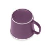 Матовая кружка Nancy 360 мл цветная снаружи, белая внутри, фиолетовый