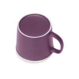 Матовая кружка Nancy 360 мл цветная снаружи, белая внутри, фиолетовый