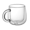 Кружка с двойными стенками с широкой ручкой "Fog", прозрачный
