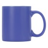 Матовая кружка Марко базовой формы, цветная снаружи, белая внутри, синий